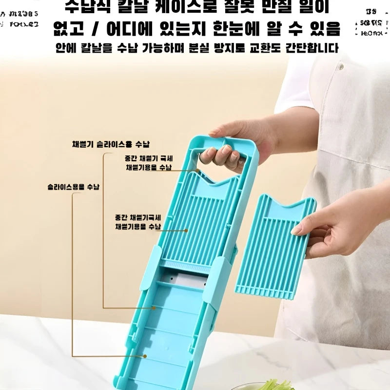 SwiftMince™ 5-in-1 Mandoline Slicer & Grater