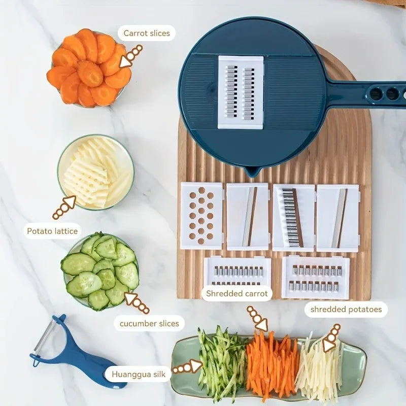 SwiftMince™ 9-in-1 Vegetable Chopper with Container