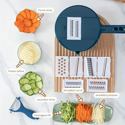 SwiftMince™ 9-in-1 Vegetable Chopper with Container