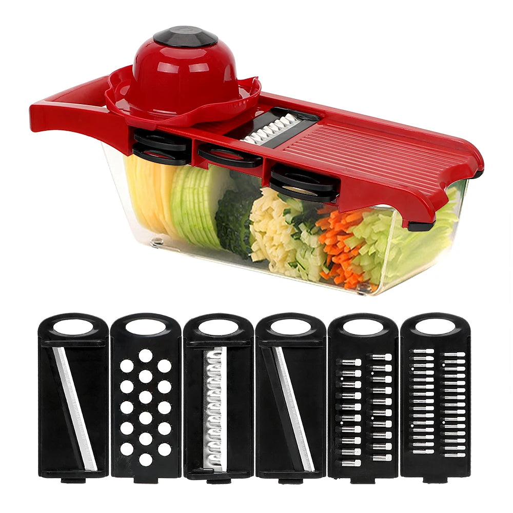 SwiftMince™ 6-Blade Mandoline Vegetable Slicer