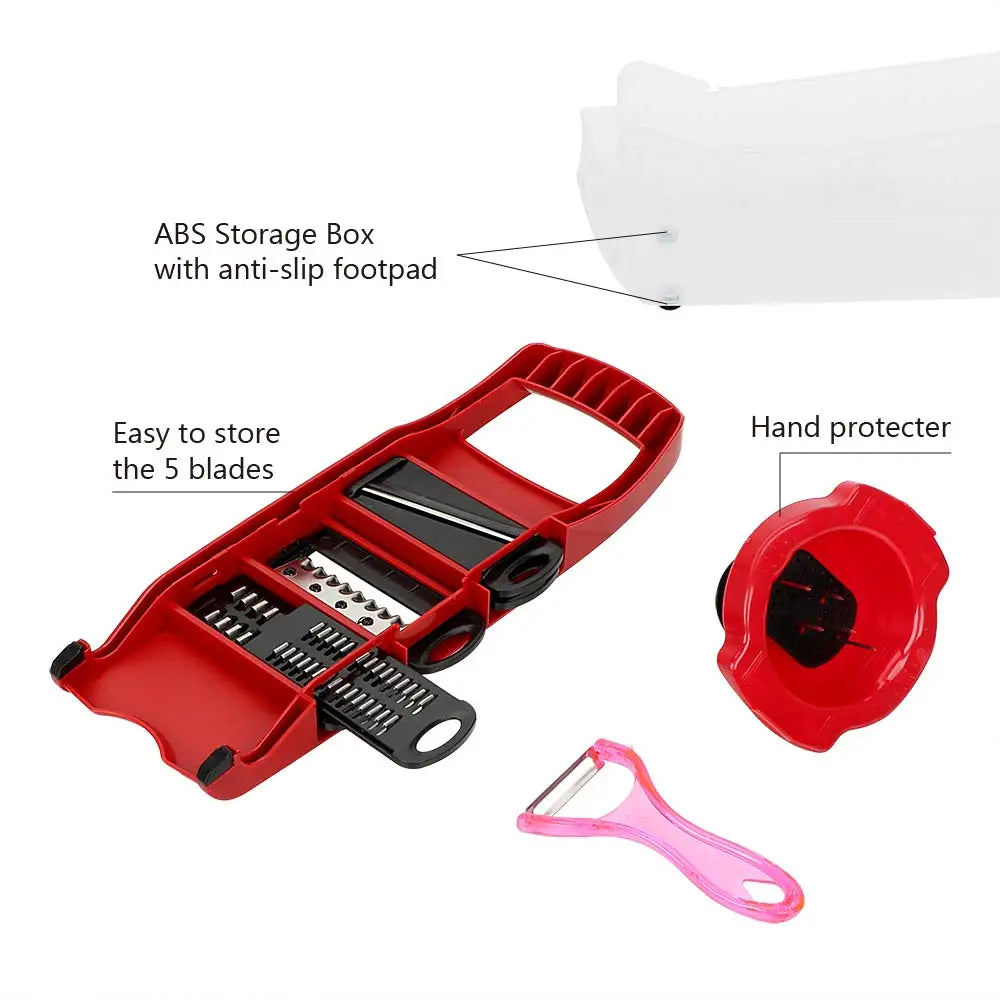 SwiftMince™ 6-Blade Mandoline Vegetable Slicer