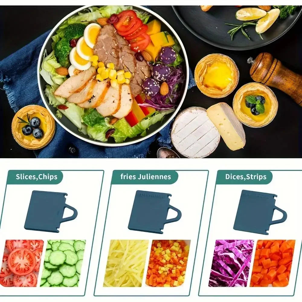 SwiftMince™ 4-in-1 Adjustable Vegetable Slicer