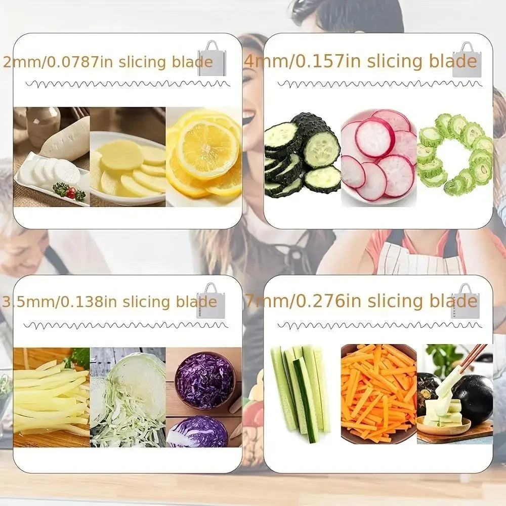 SwiftMince™ 4-in-1 Adjustable Vegetable Slicer