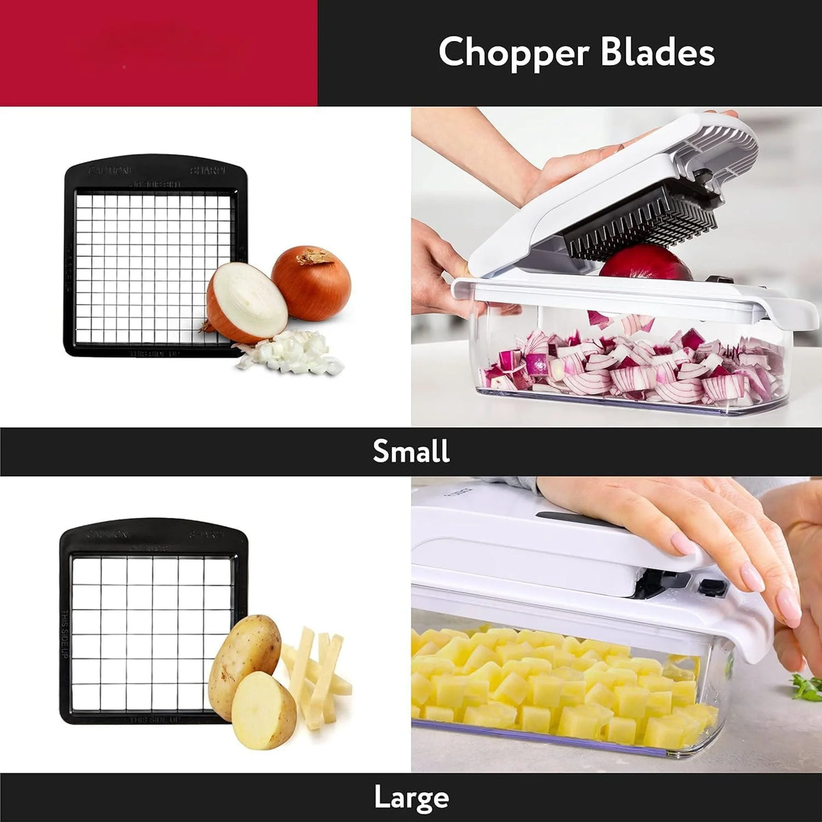 SwiftMince™ Spiral Vegetable Chopper with Container