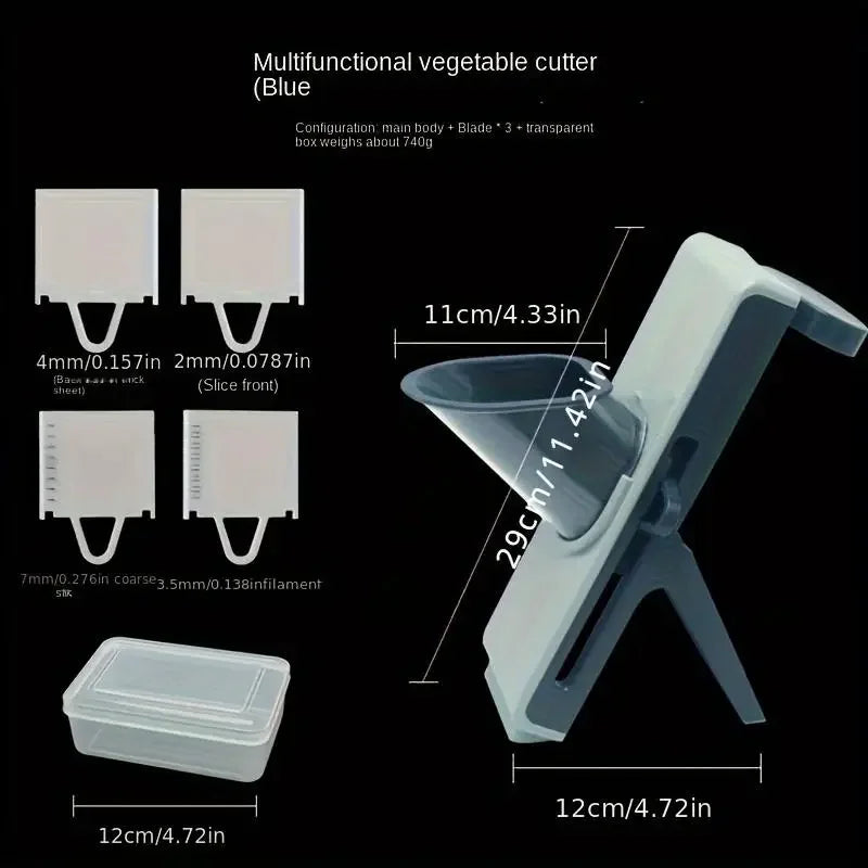 SwiftMince™ 4-in-1 Adjustable Vegetable Slicer